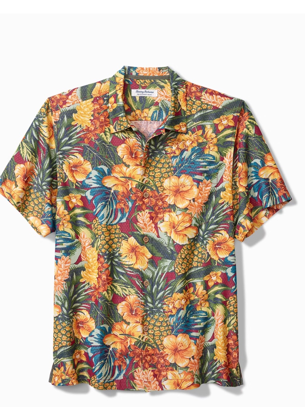 Tommy Bahama Men's XXL Coconut Point Sunset Canopy IslandZone® Camp Shirt